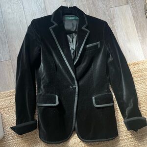RALPH LAUREN velvet blazer